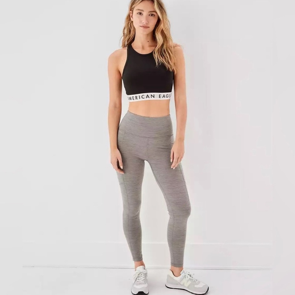 NWT Women’s American Eagle Everything Pocket Legging Gray XS
